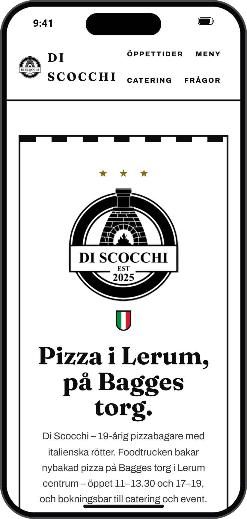 discocchi.se i en telefon